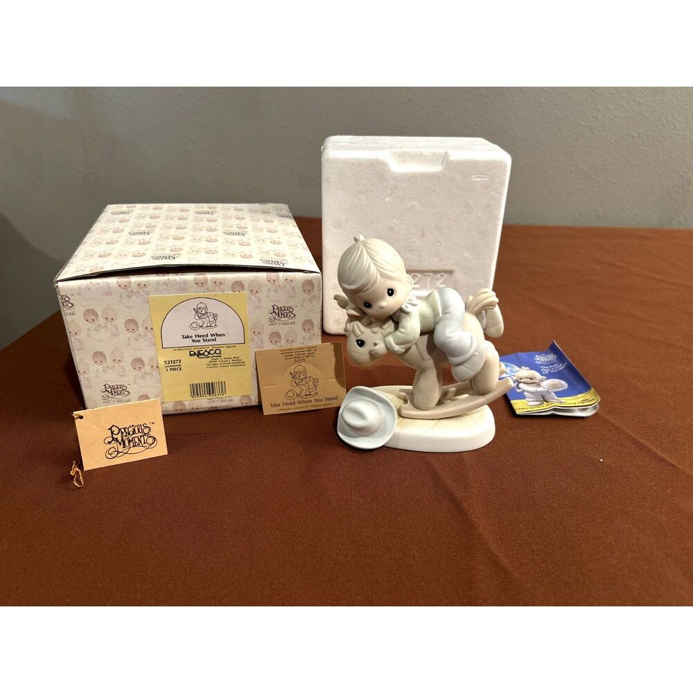 Precious Moments-YEE-HAH COWBOY Take Heed When You Stand #521272
